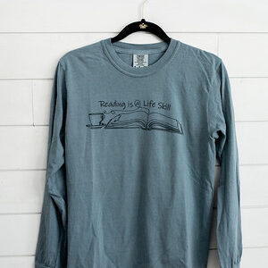 Reading Is A Life Skill - Long Sleeve Tee
